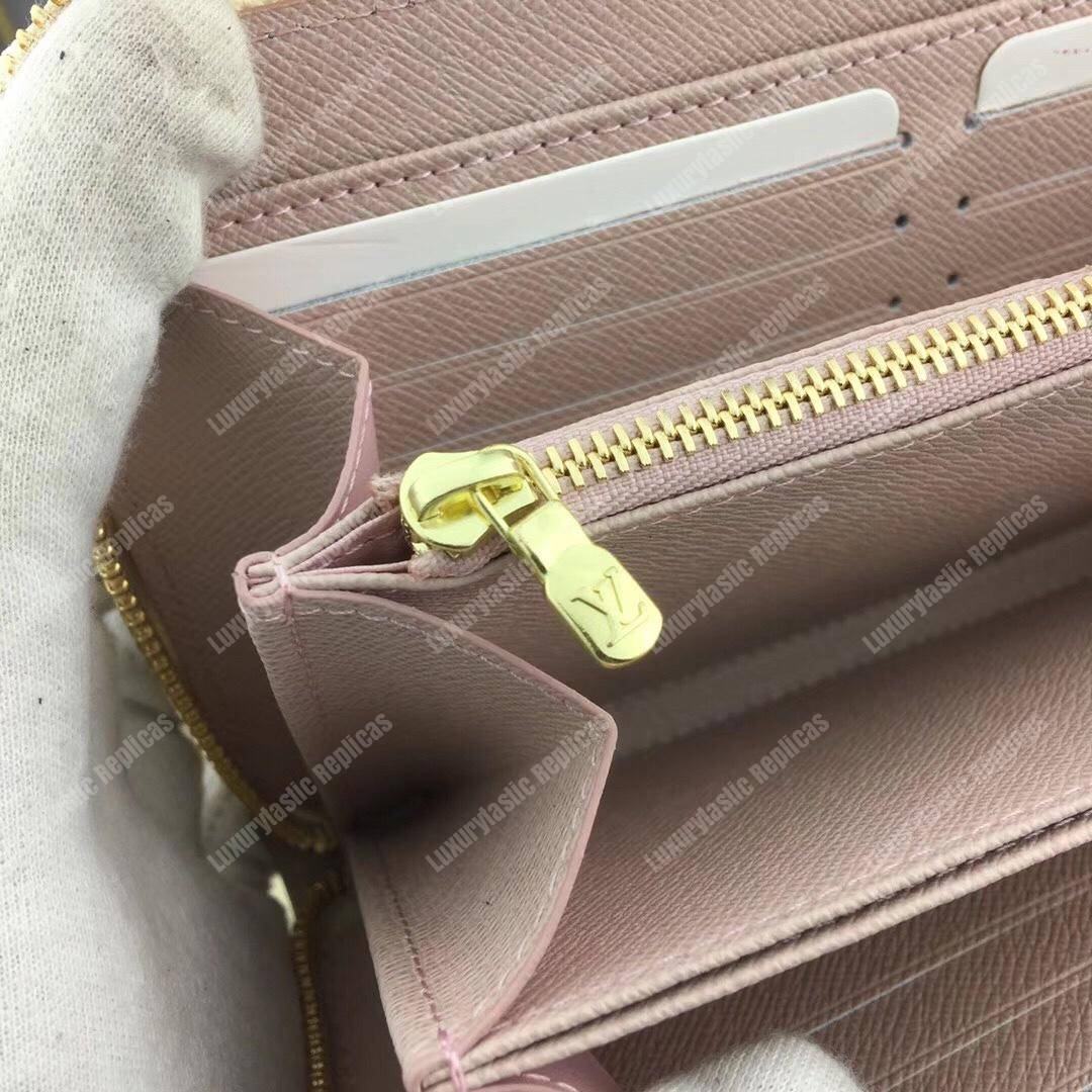 LV Zippy Wallet Damier Azure Bird Print