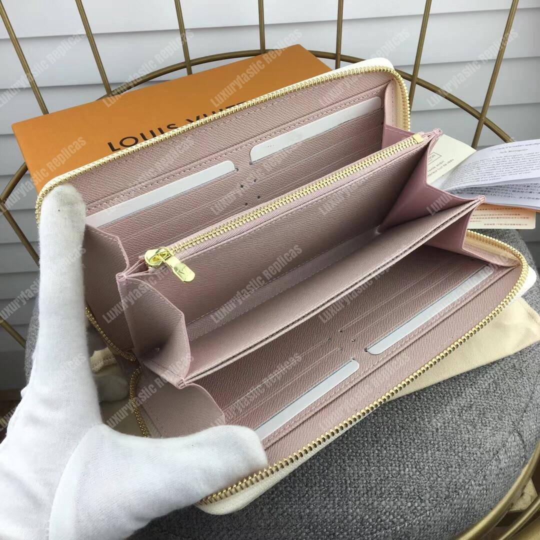 LV Zippy Wallet Damier Azure Bird Print