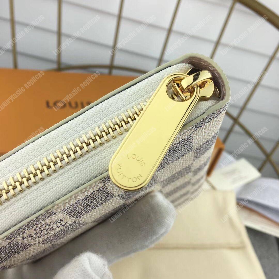 LV Zippy Wallet Damier Azure Bird Print