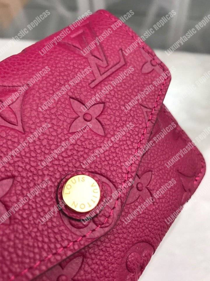LV Key Pouch Monogram Empreinte Aurore