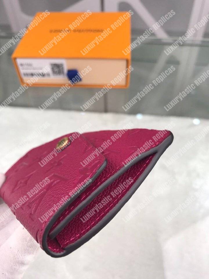 LV Key Pouch Monogram Empreinte Aurore