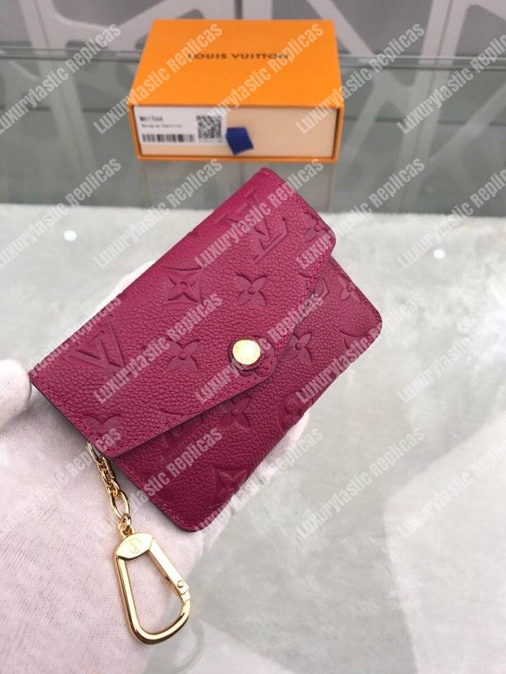LV Key Pouch Monogram Empreinte Aurore