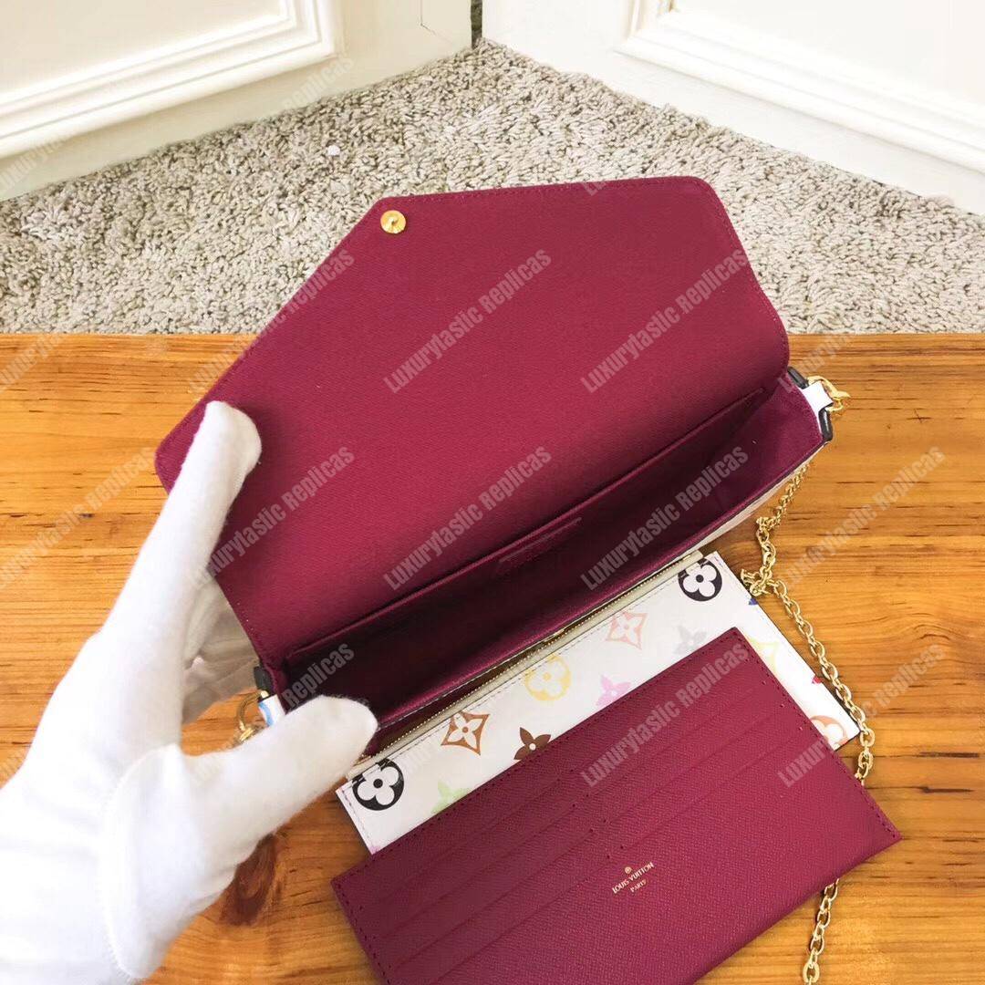 LV Pochette Felicie Multi Color Monogram