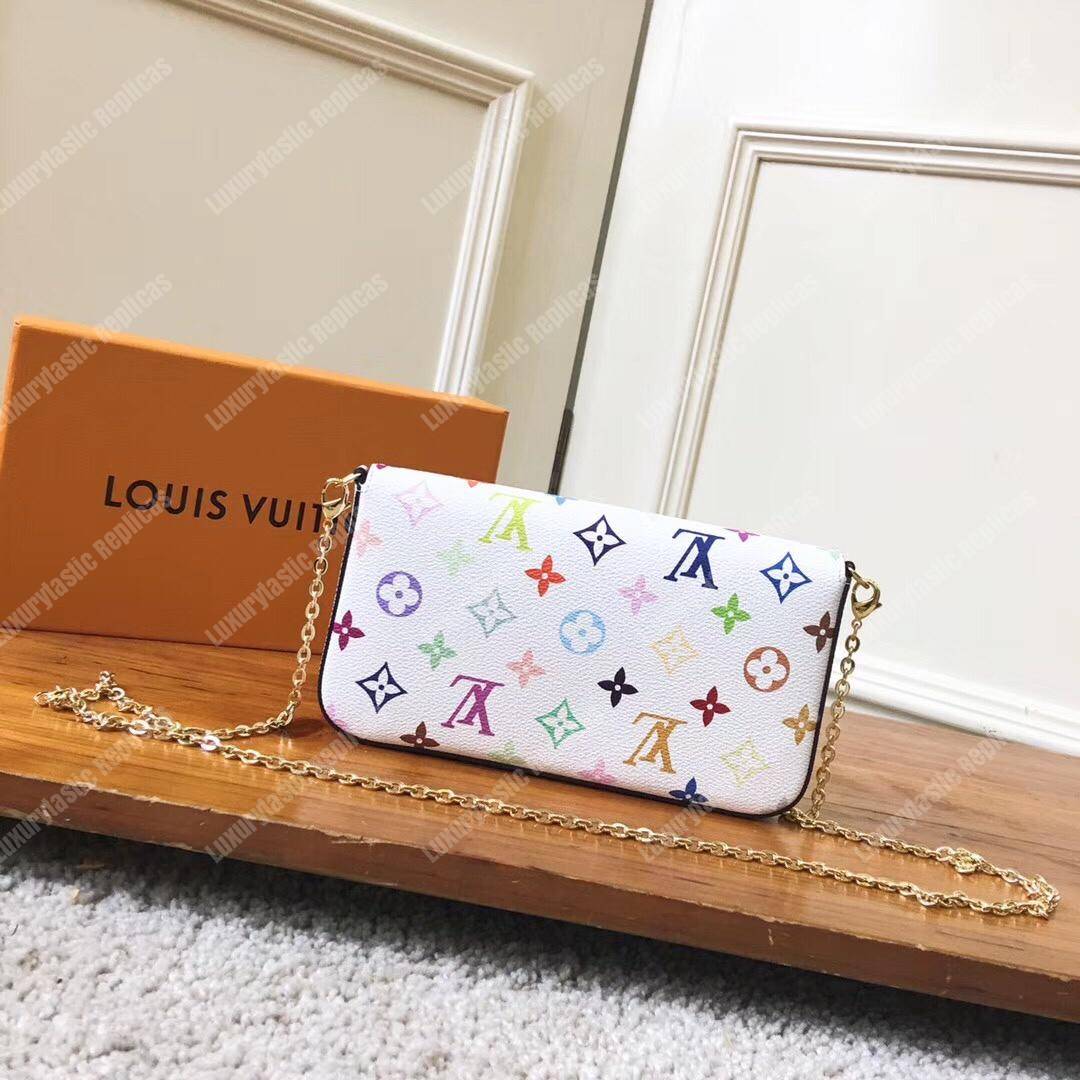 LV Pochette Felicie Multi Color Monogram