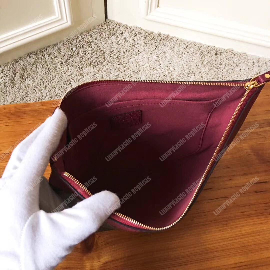 LV Daily Pouch Monogram Raisin