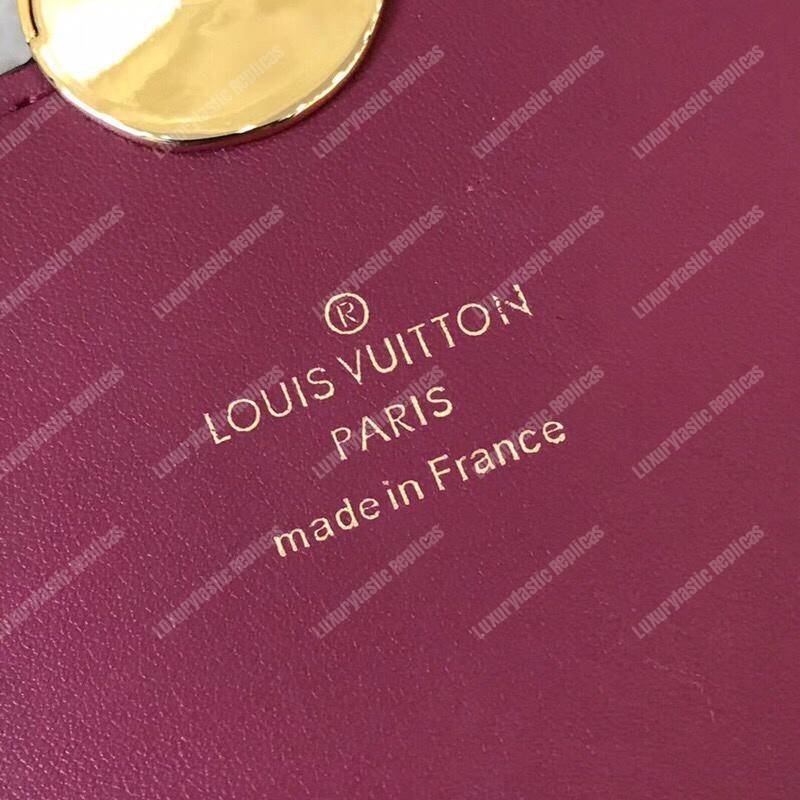 LV Flore Chain Wallet Monogram Fuchsia