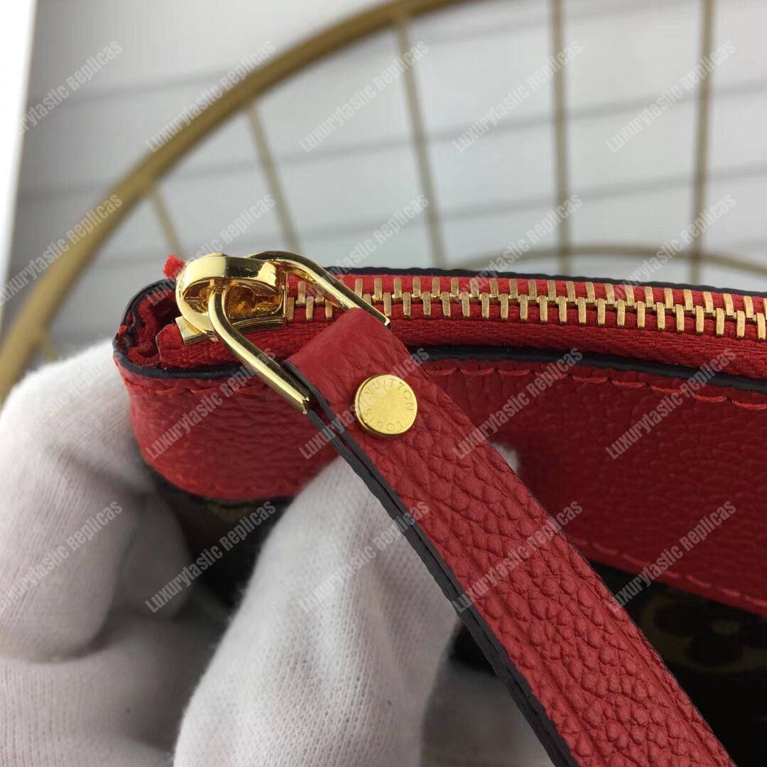 LV Daily Pouch Monogram Scarlet