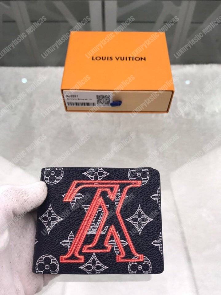 LV Multiple Wallet Monogram Upside Down Canvas