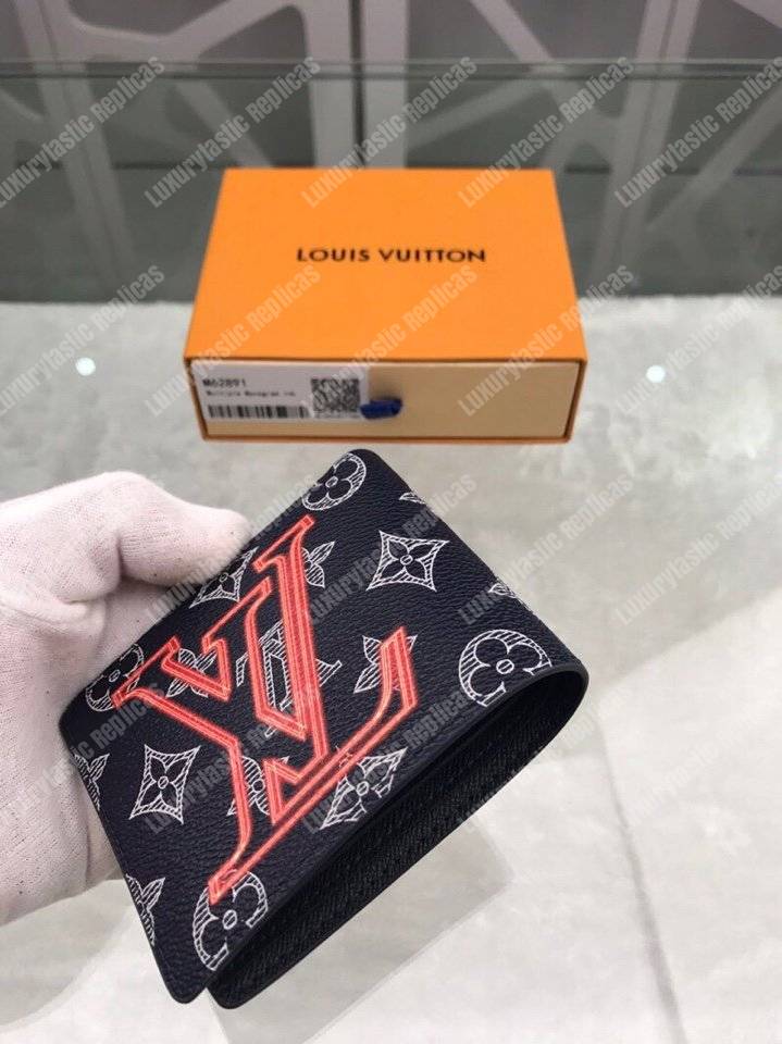 LV Multiple Wallet Monogram Upside Down Canvas