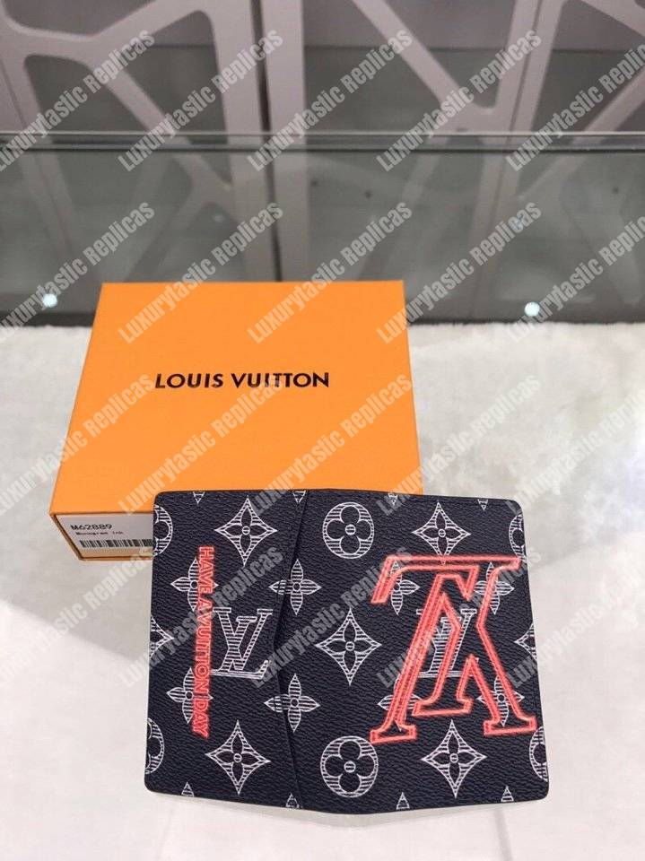 LV Pocket Organizer Monogram Upside Down Canvas