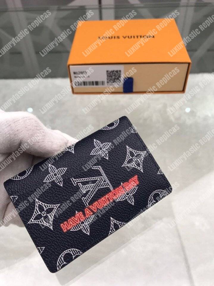 LV Pocket Organizer Monogram Upside Down Canvas
