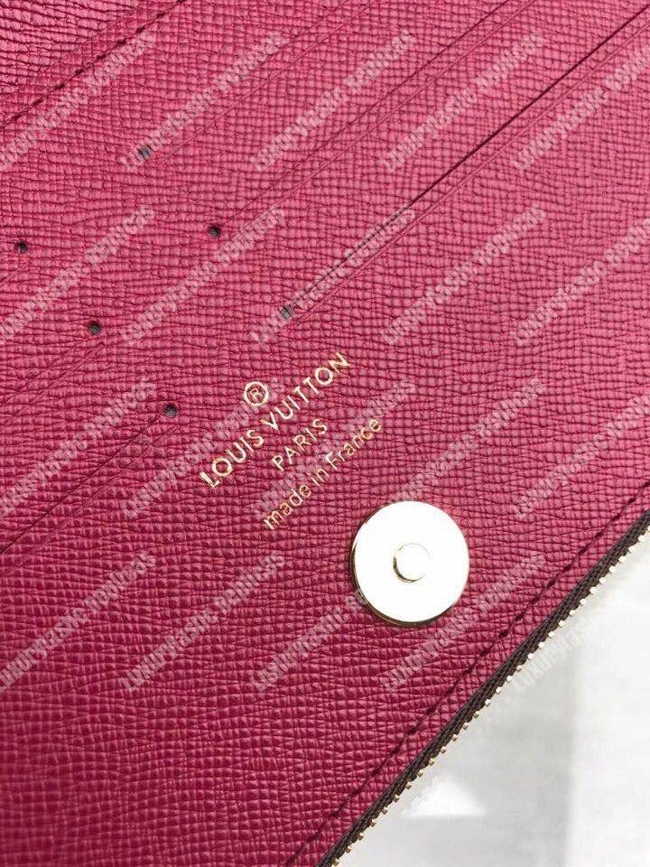 LV Adele Wallet Monogram Canvas Fuchsia