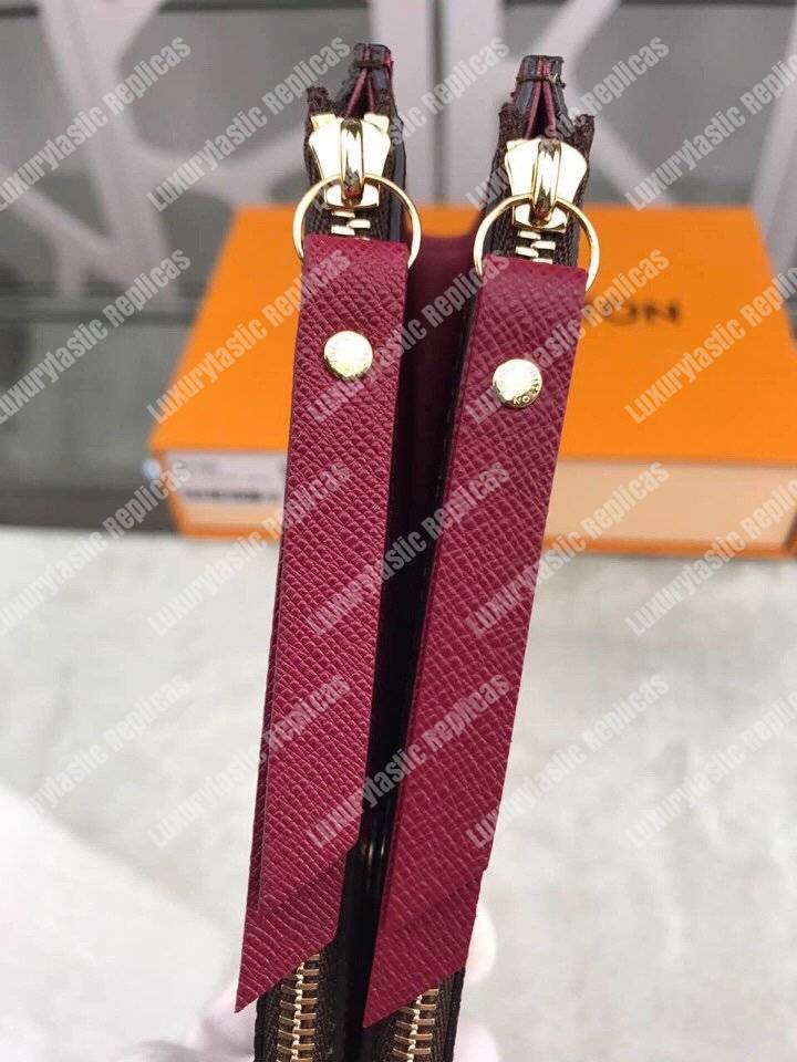 LV Adele Wallet Monogram Canvas Fuchsia