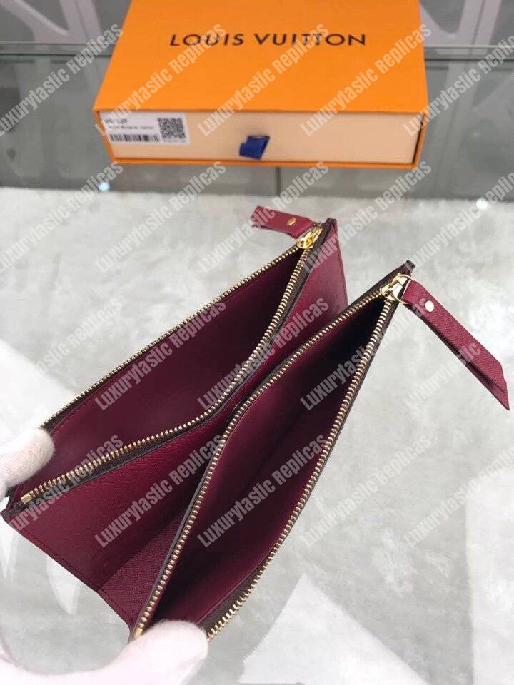 LV Adele Wallet Monogram Canvas Fuchsia