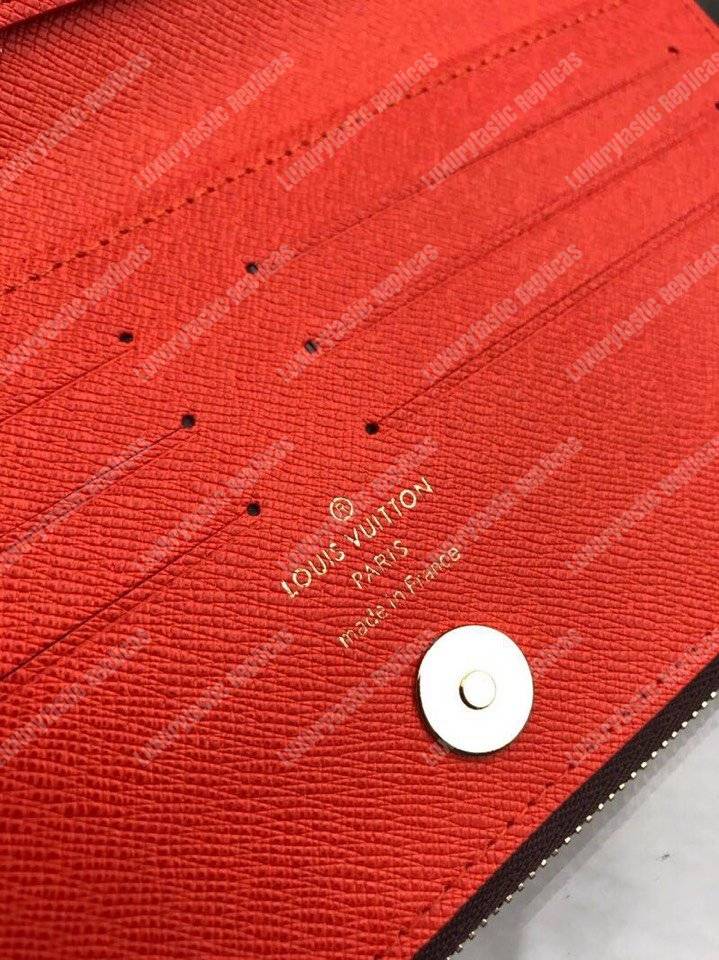 LV Adele Wallet Monogram Canvas Orange