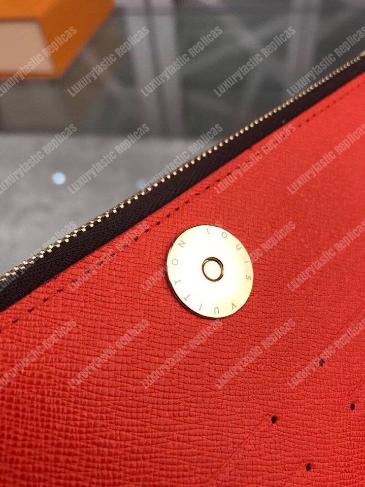 LV Adele Wallet Monogram Canvas Orange