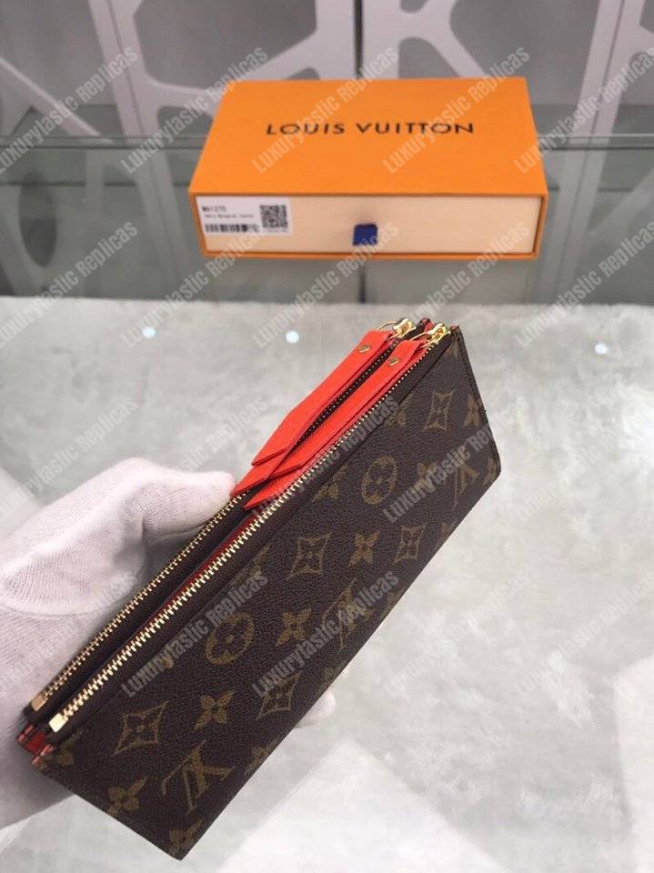LV Adele Wallet Monogram Canvas Orange