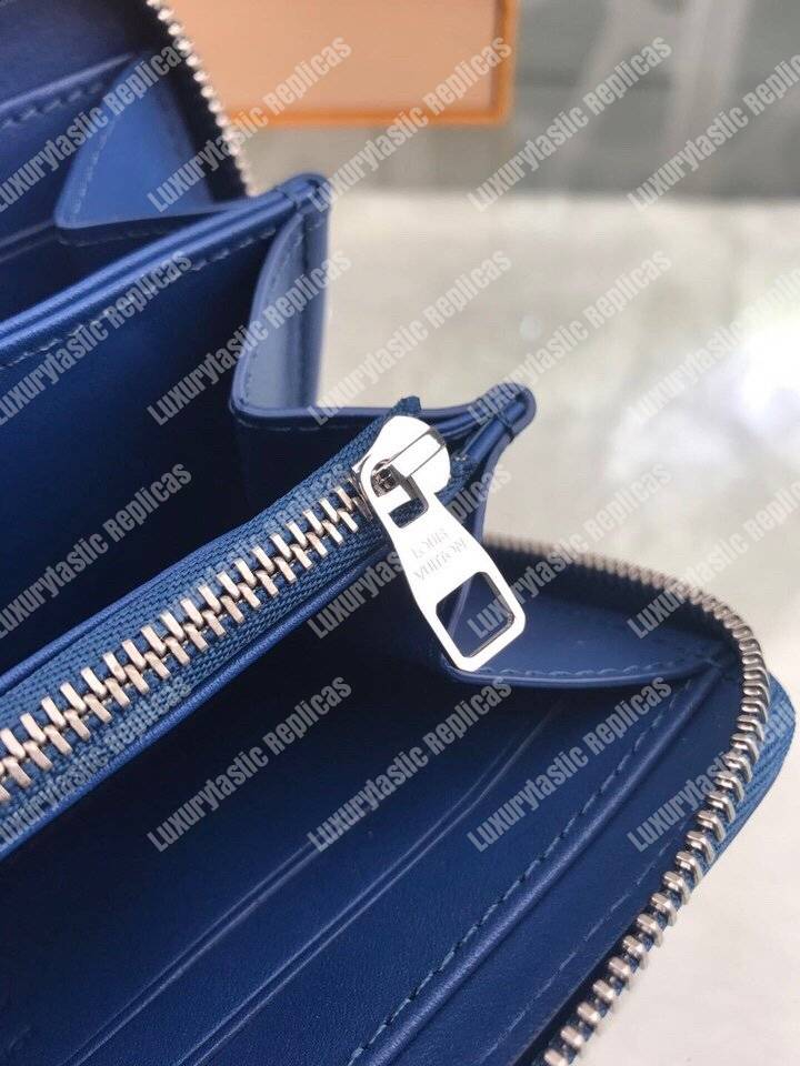 LV Zippy Wallet Damier Infini Leather Bleu Marine