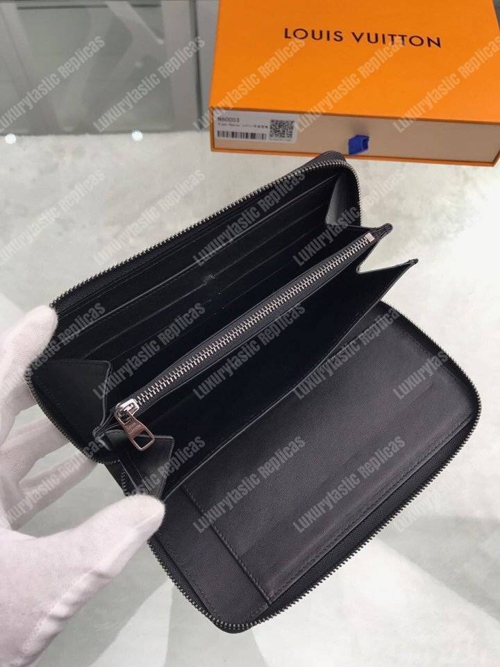 LV Zippy Organizer Damier Infini Leather Noir