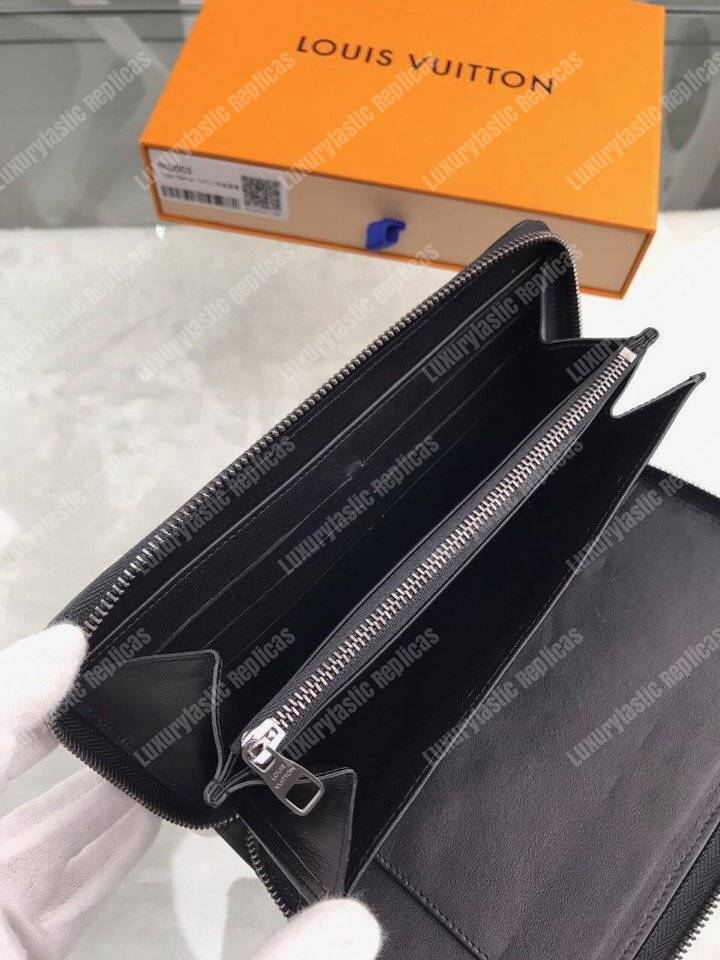 LV Zippy Organizer Damier Infini Leather Noir