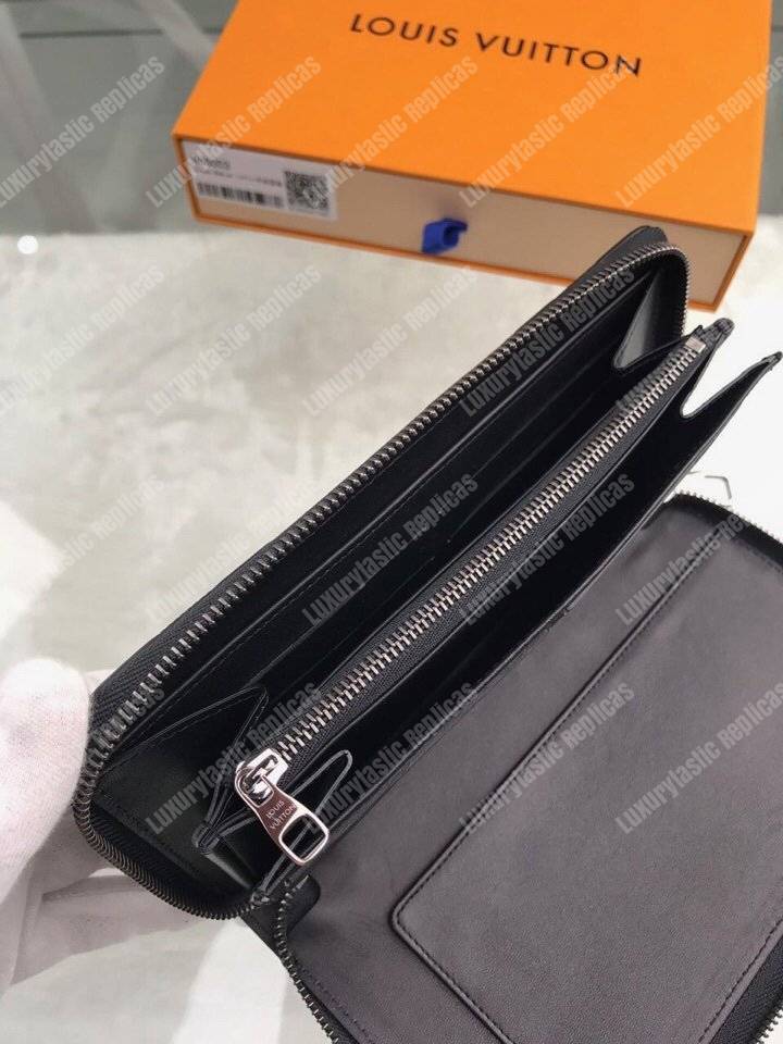 LV Zippy Organizer Damier Infini Leather Noir
