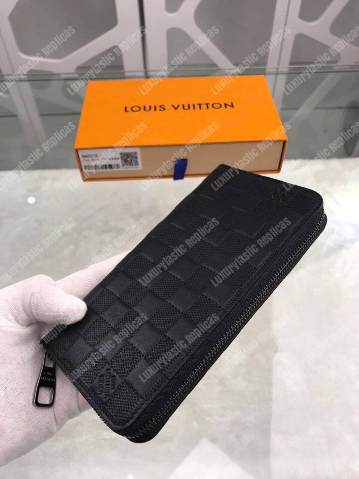 LV Zippy Wallet Damier Infini Leather Onyx