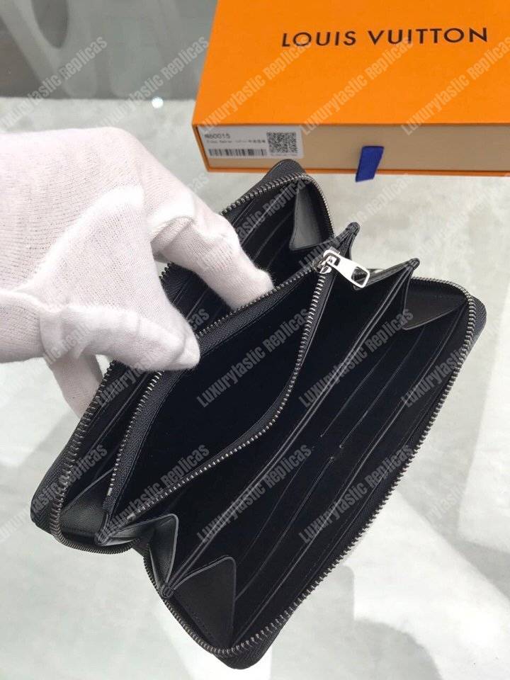 LV Zippy Wallet Damier Infini Leather Onyx