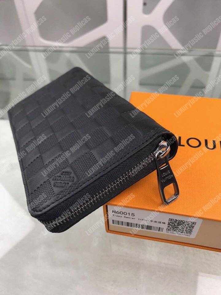 LV Zippy Wallet Damier Infini Leather Onyx