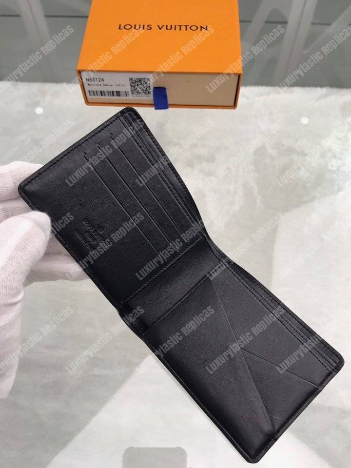 LV Multiple Wallet Damier Infini Leather Onyx