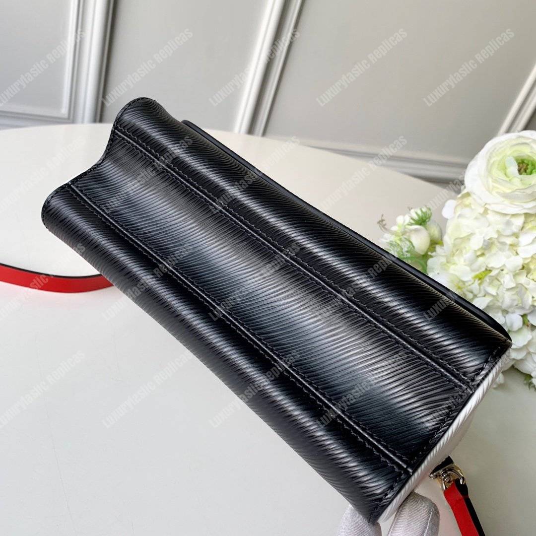 LV Twist MM Epi Love Lock Charms Black