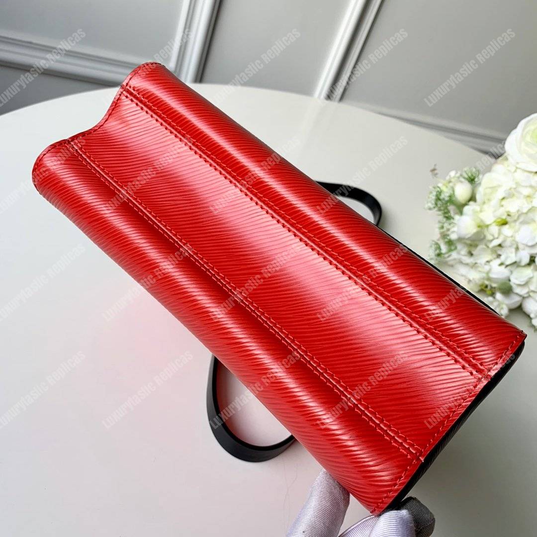 LV Twist MM Epi Love Lock Charms Cerise