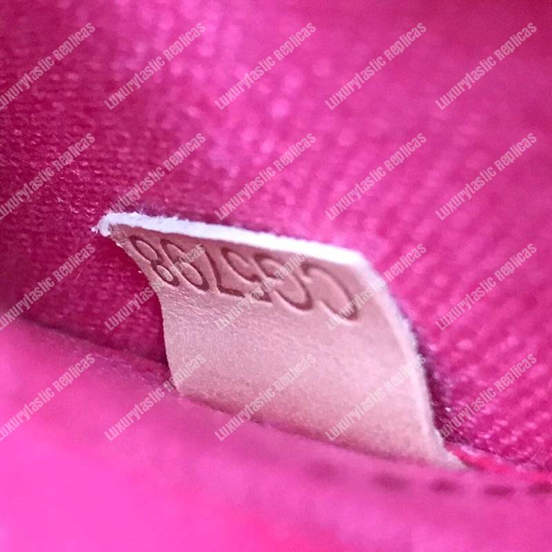 LV Alma BB Monogram Vernis Leather Vieux Rose