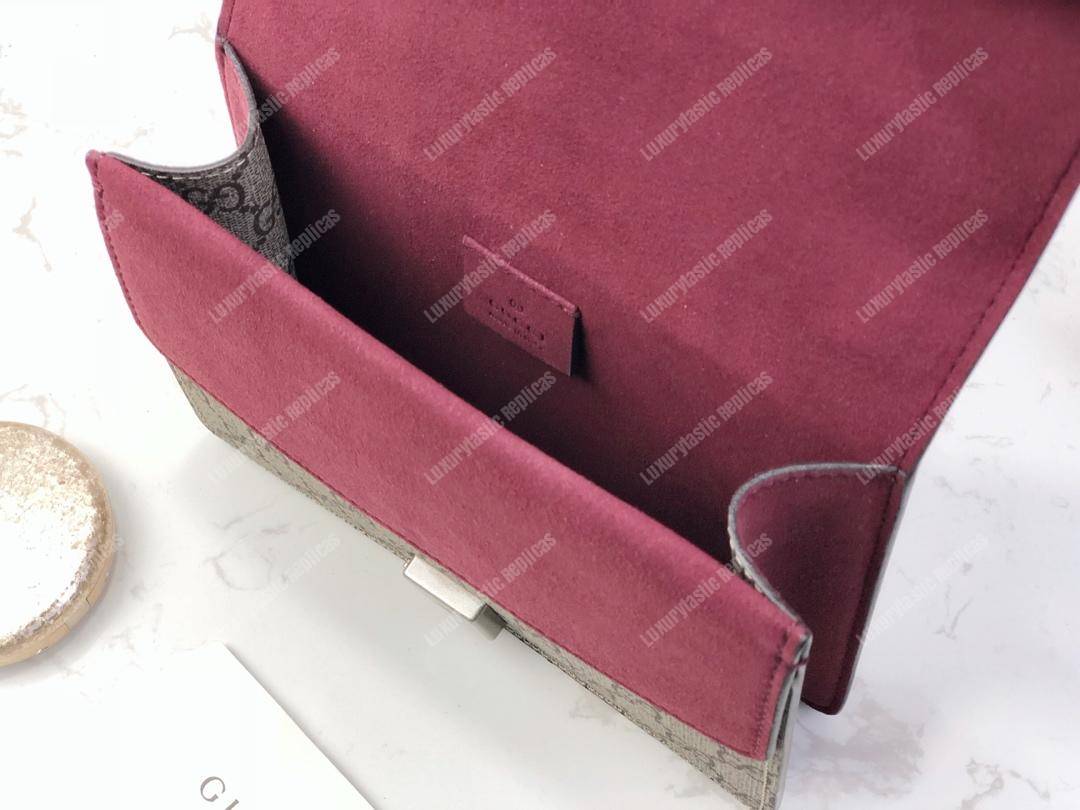 G*u*i blooms dionysus gg sup*e mini bag beige burgundy