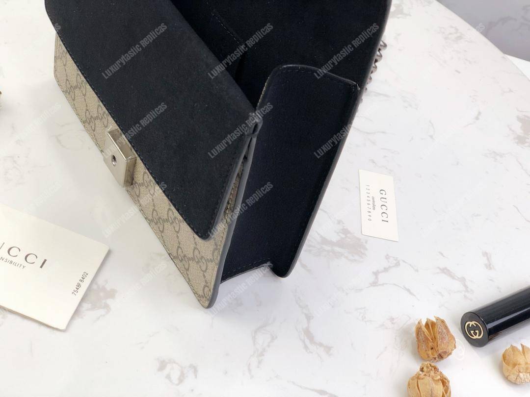 G*u*i dionysus gg sup*e mini bag beige black