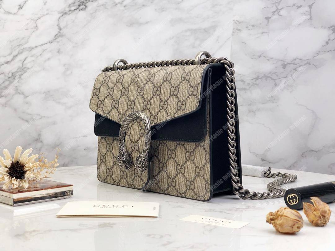 G*u*i dionysus gg sup*e mini bag beige black