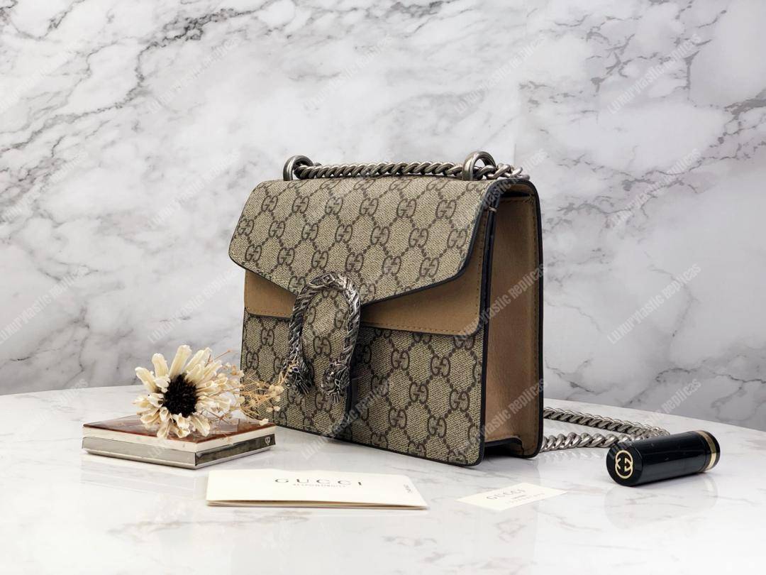 G*u*i dionysus gg sup*e mini bag beige brown