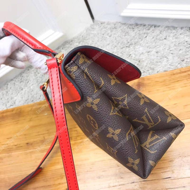 LV Locky BB Monogram Canvas Coquelicot