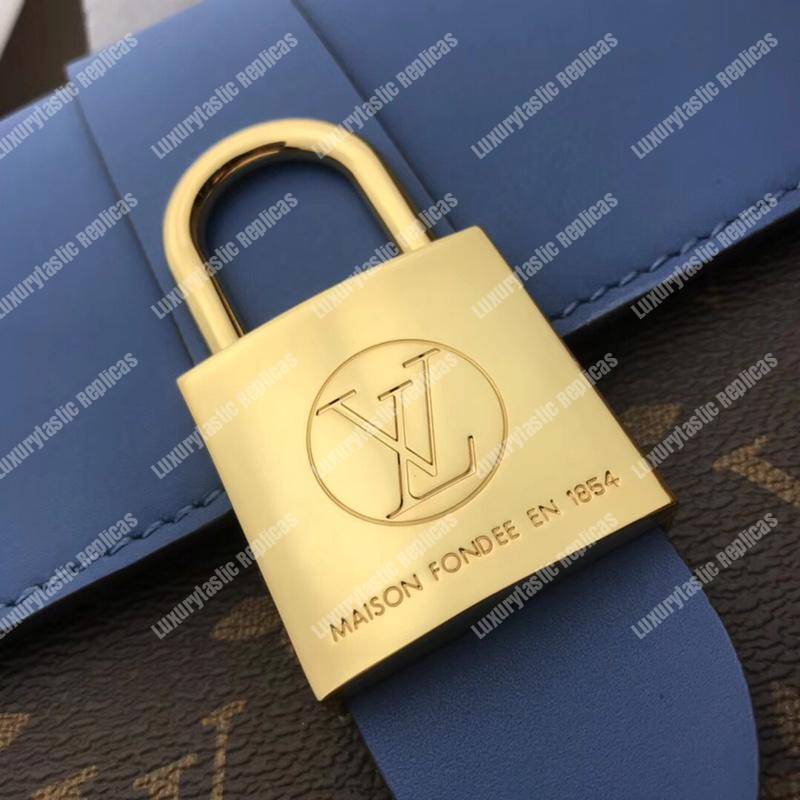 LV Locky BB Monogram Canvas Blue Jean