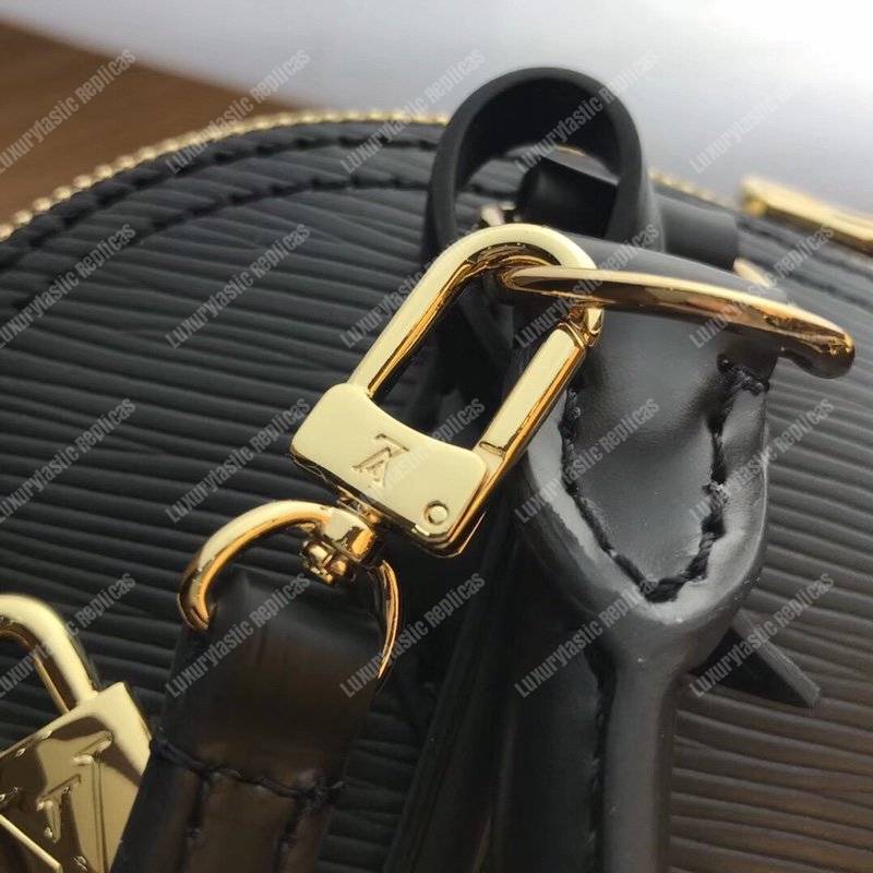 LV Alma BB Epi Leather Love Lock Edition Black