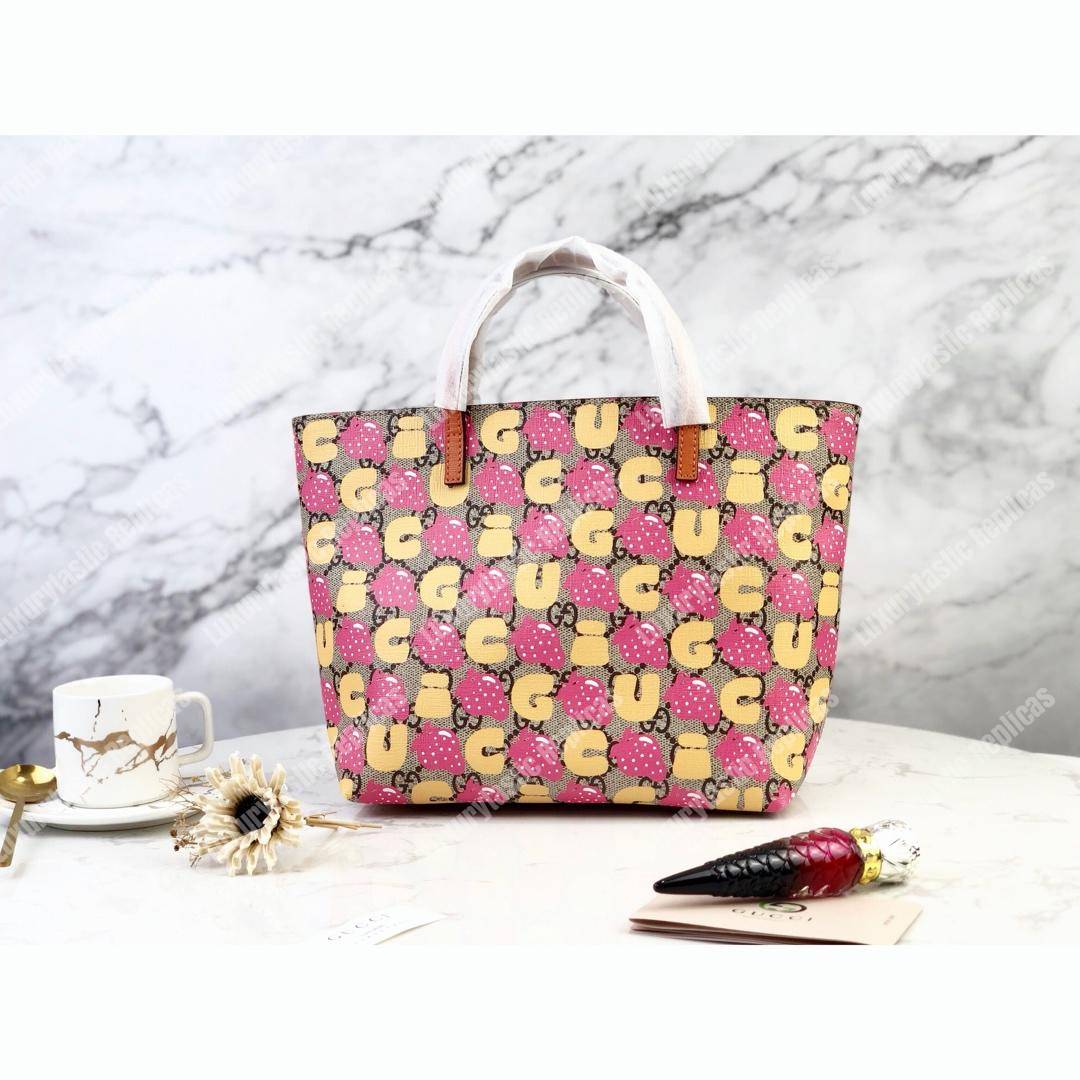 G*u*i children’s gg G*u*i strawberry tote