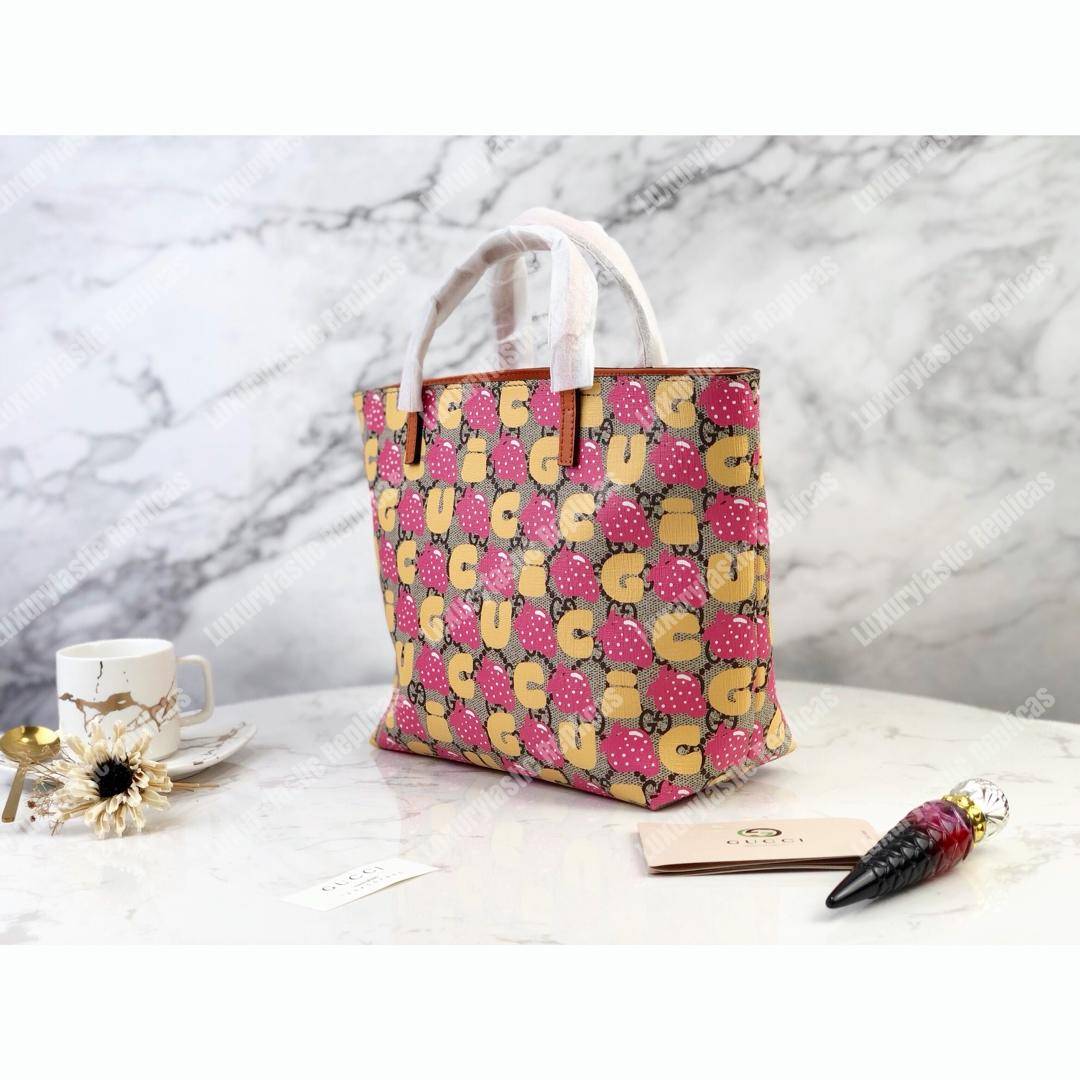 G*u*i children’s gg G*u*i strawberry tote