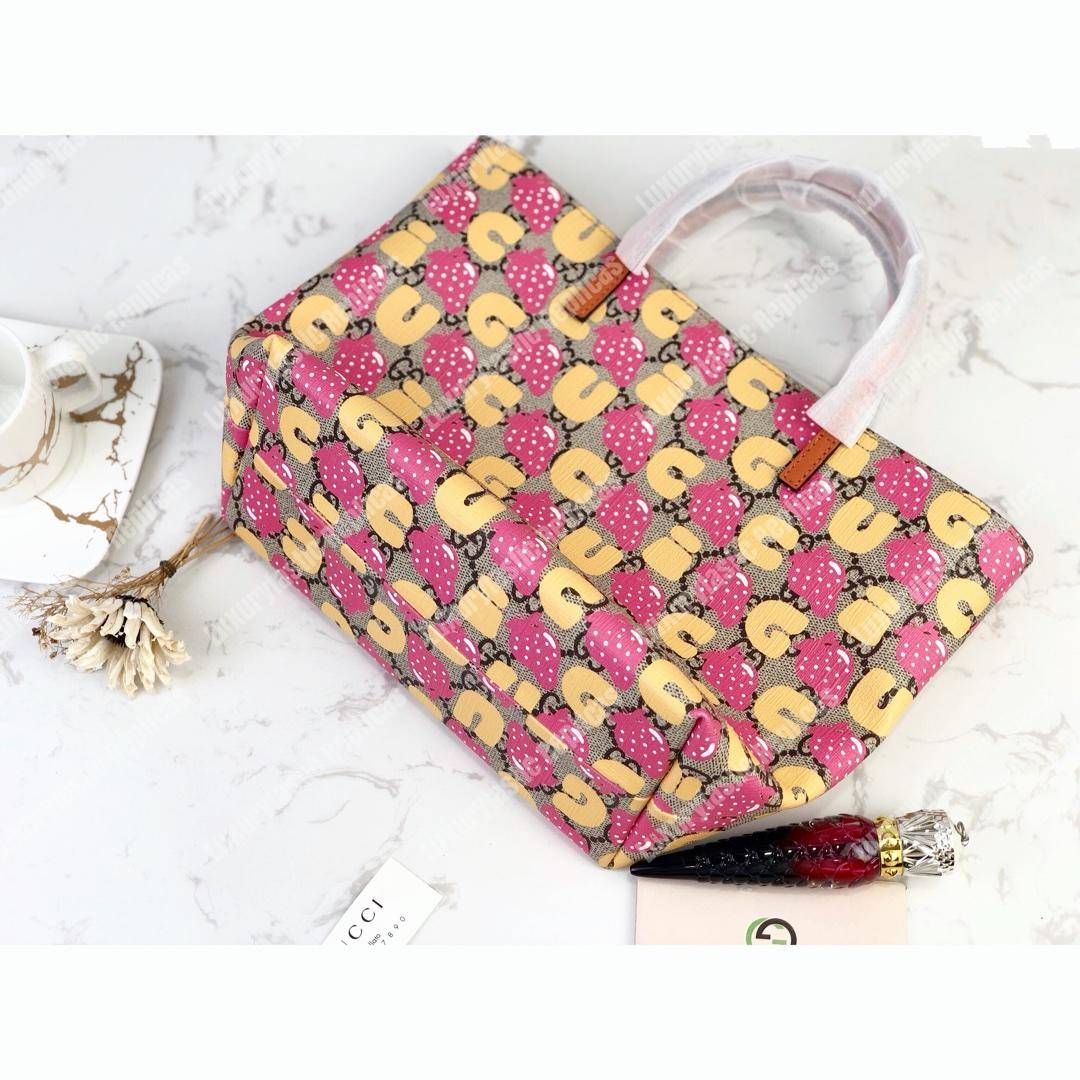 G*u*i children’s gg G*u*i strawberry tote