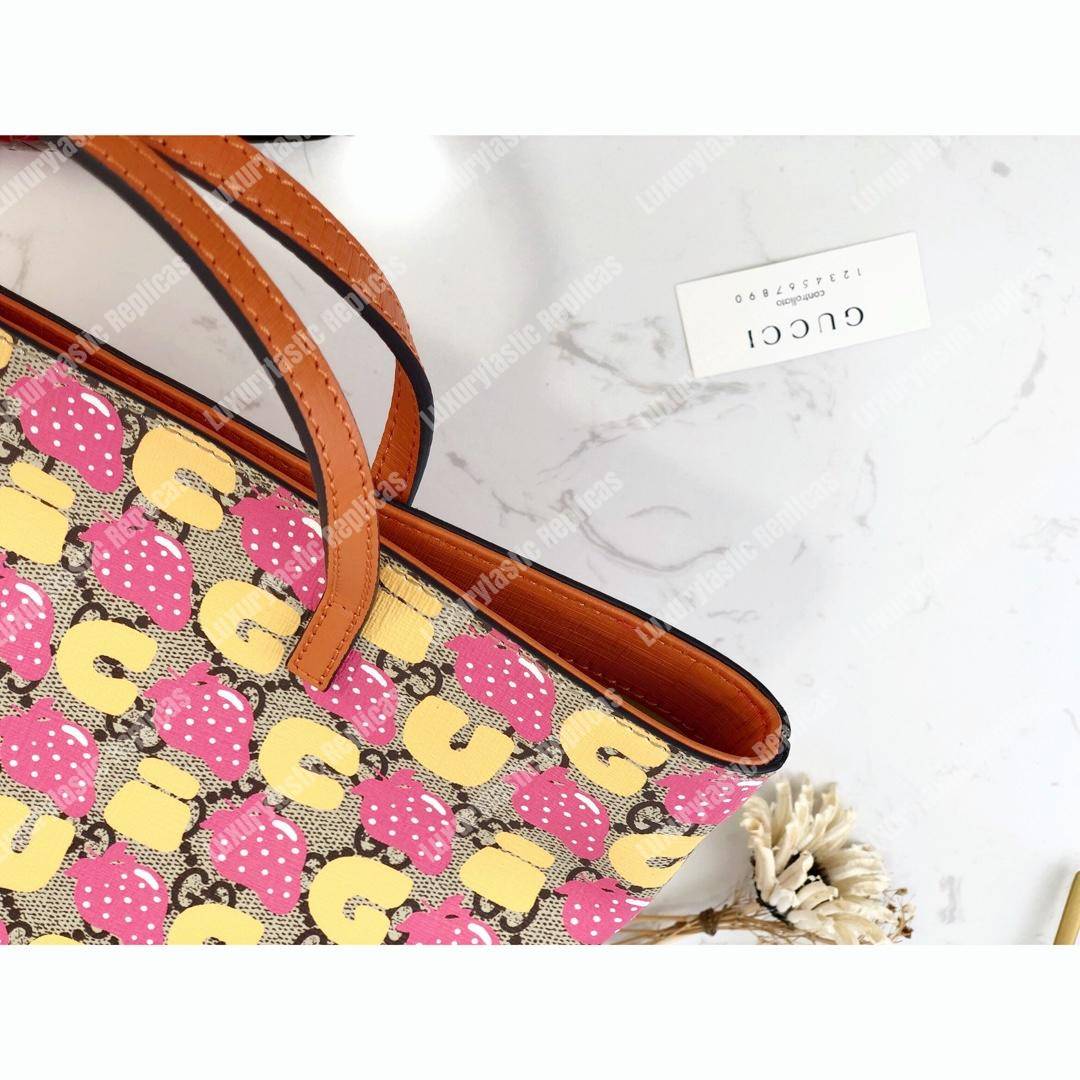 G*u*i children’s gg G*u*i strawberry tote