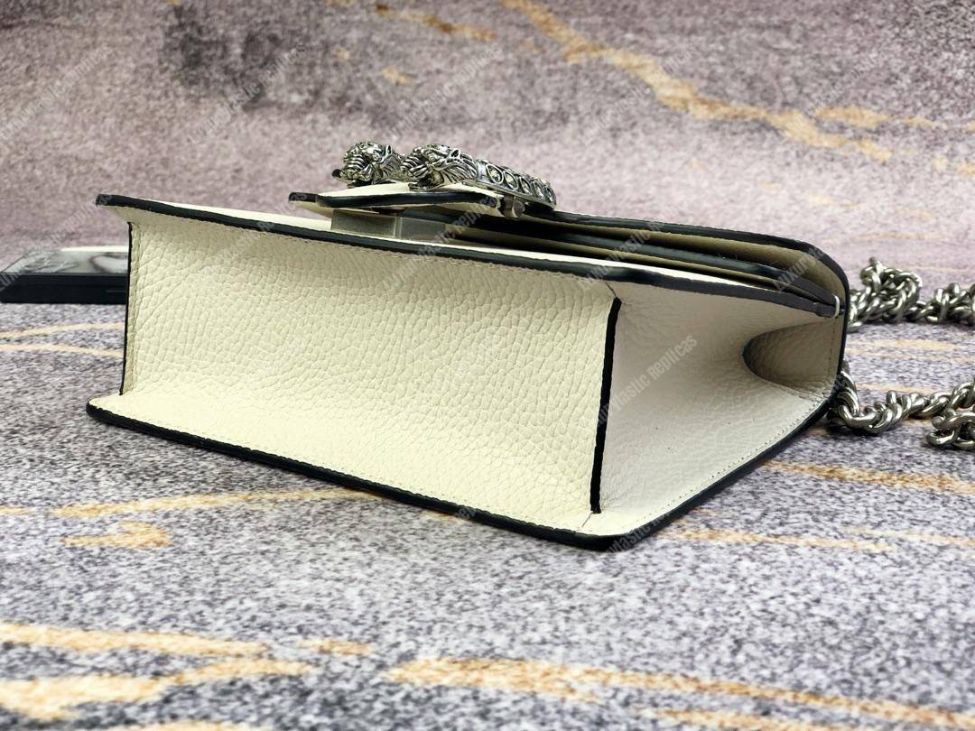 G*u*i dionysus leather mini bag white