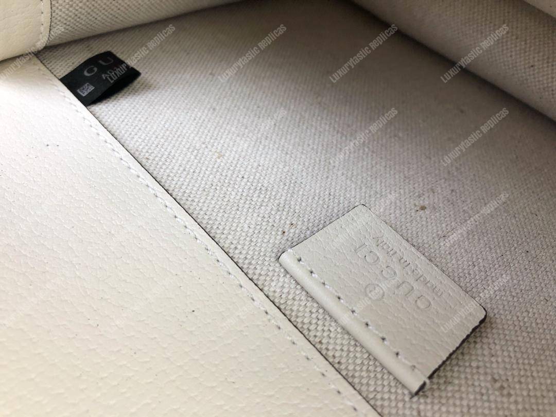 G*u*i dionysus small shoulder bag white leather