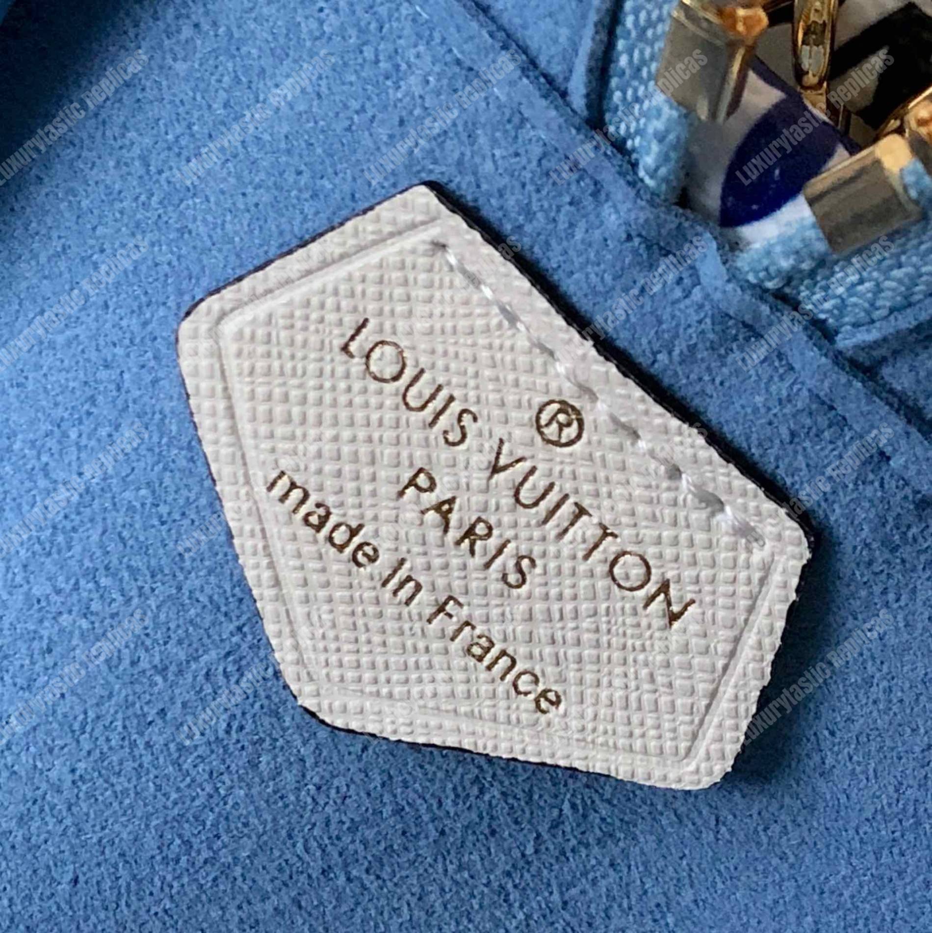 LV Beach Pouch Monogram Summer 2019 Blue