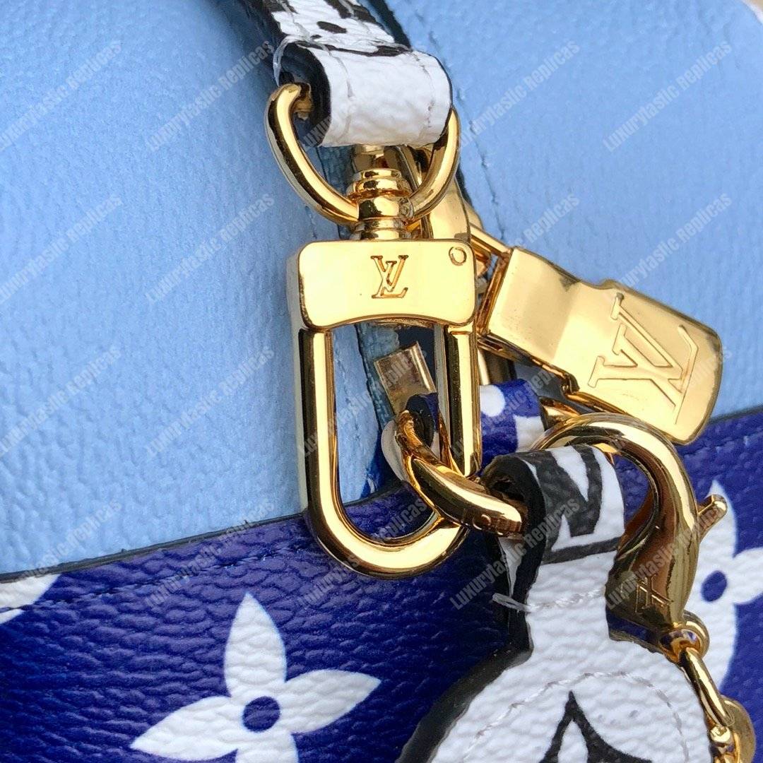 LV Beach Pouch Monogram Summer 2019 Blue