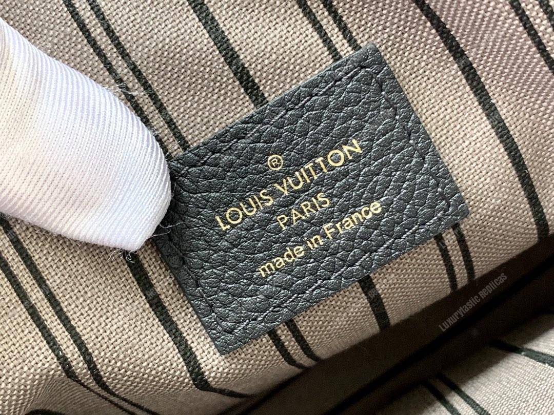 LV Pochette Metis Monogram Empreinte Leather Noir