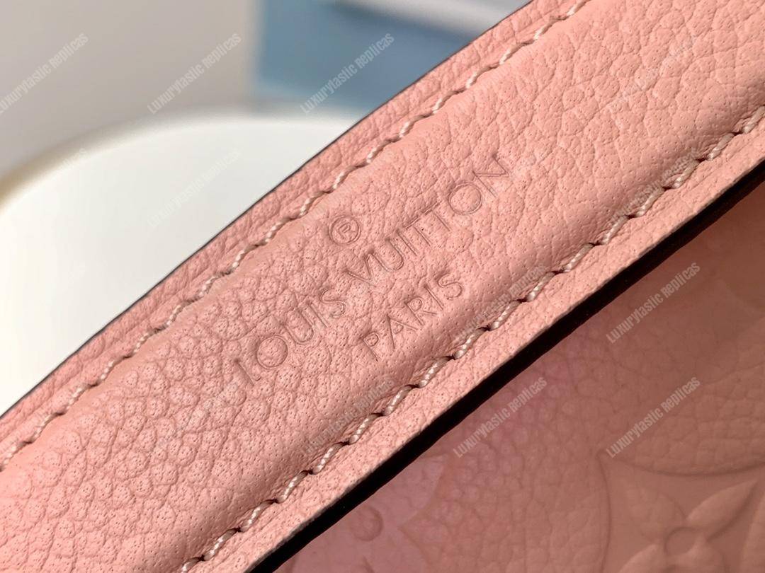 LV Pochette Metis Monogram Empreinte Leather Rose Poudre