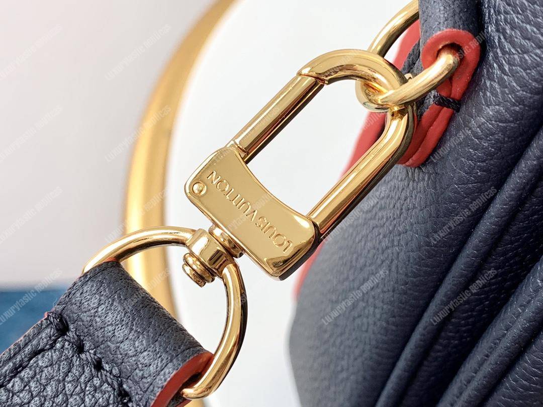 LV Pochette Metis Monogram Empreinte Leather Marine Rouge